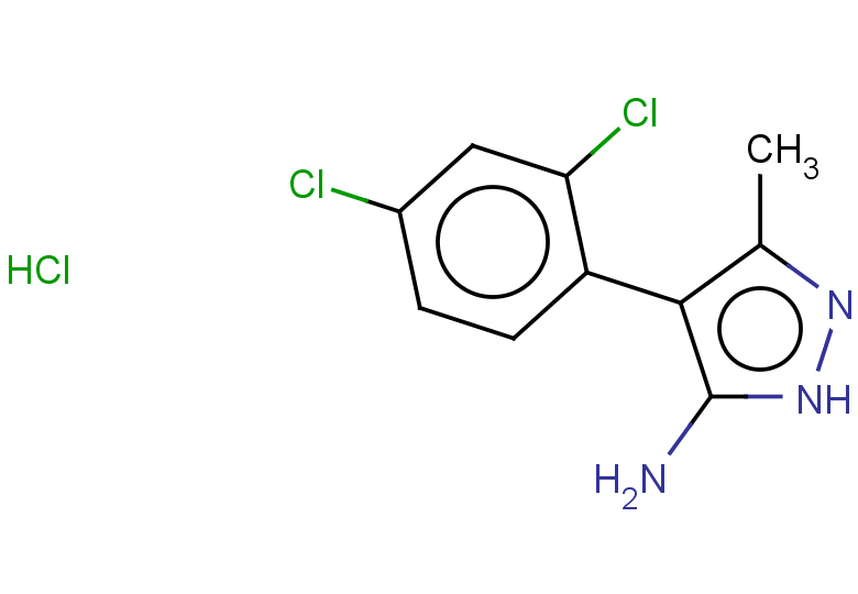 4-(2,4-dichlorophenyl)-3-methyl-1H-pyrazol-5-amine hydrochloride