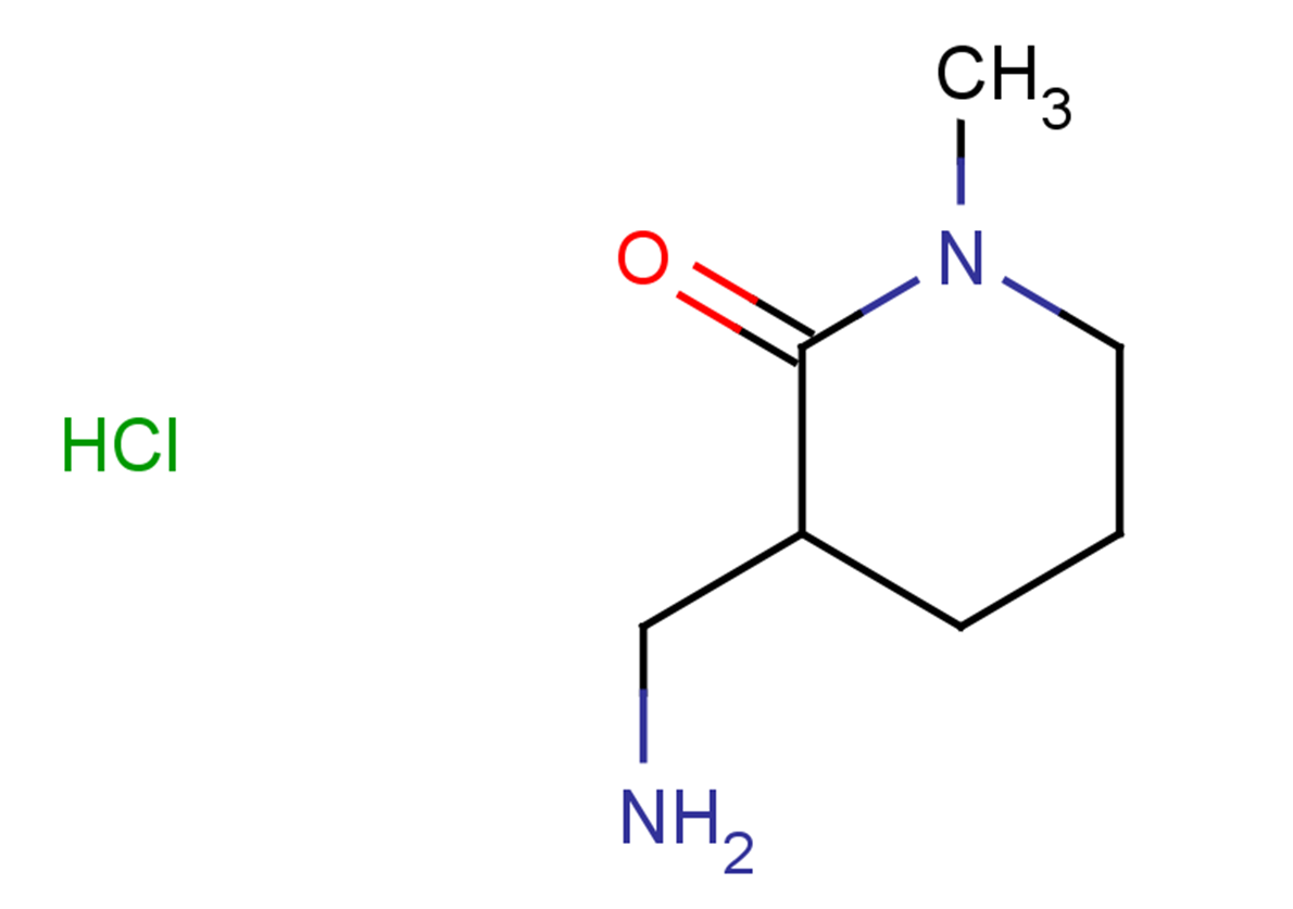3-(aminomethyl)-1-methylpiperidin-2-one hydrochloride