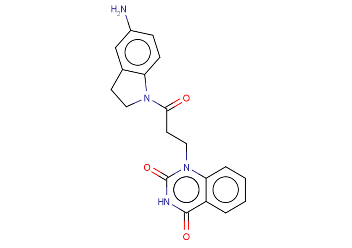 1-[3-(5-amino-2,3-dihydro-1H-indol-1-yl)-3-oxopropyl]-1,2,3,4-tetrahydroquinazoline-2,4-dione