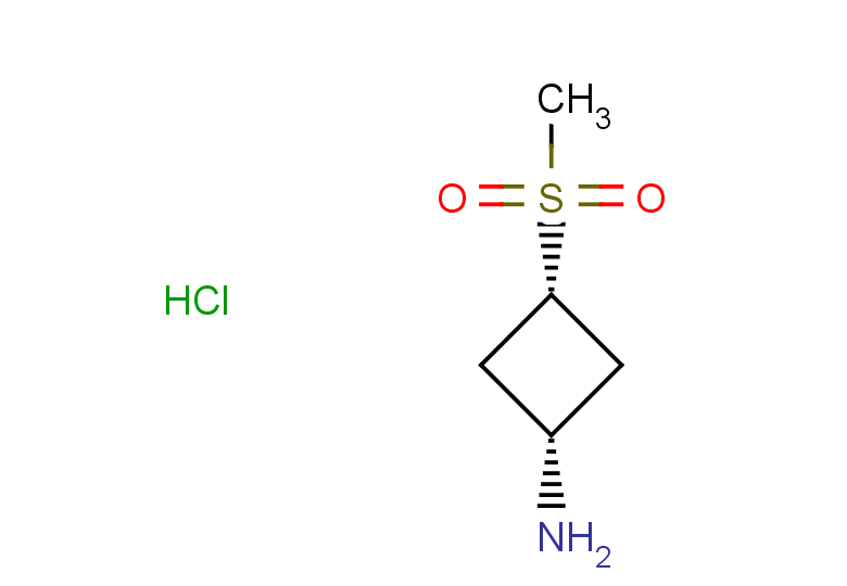 rac-(1s,3s)-3-methanesulfonylcyclobutan-1-amine hydrochloride, cis