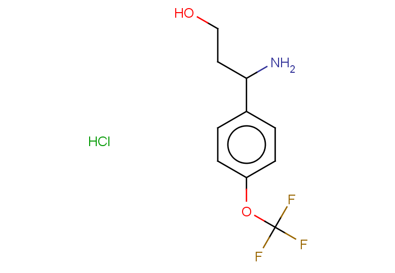 3-amino-3-[4-(trifluoromethoxy)phenyl]propan-1-ol hydrochloride
