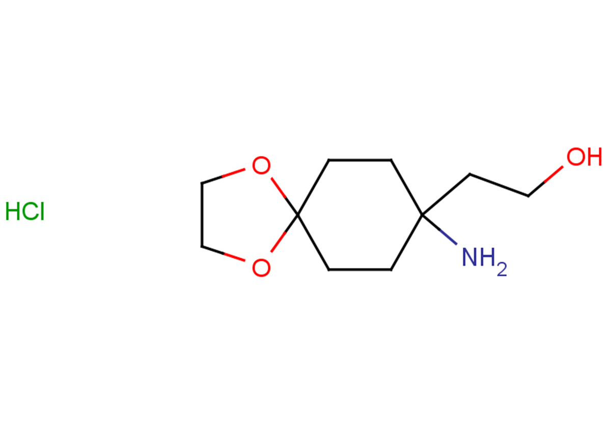 2-{8-amino-1,4-dioxaspiro[4.5]decan-8-yl}ethan-1-ol hydrochloride