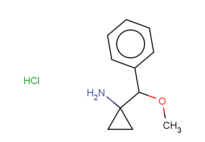 1-[methoxy(phenyl)methyl]cyclopropan-1-amine hydrochloride