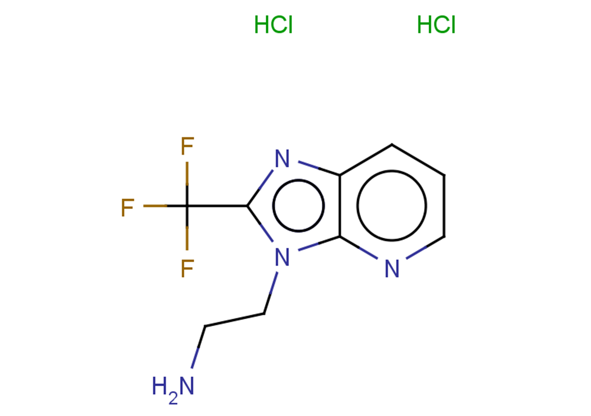 2-[2-(trifluoromethyl)-3H-imidazo[4,5-b]pyridin-3-yl]ethan-1-amine dihydrochloride