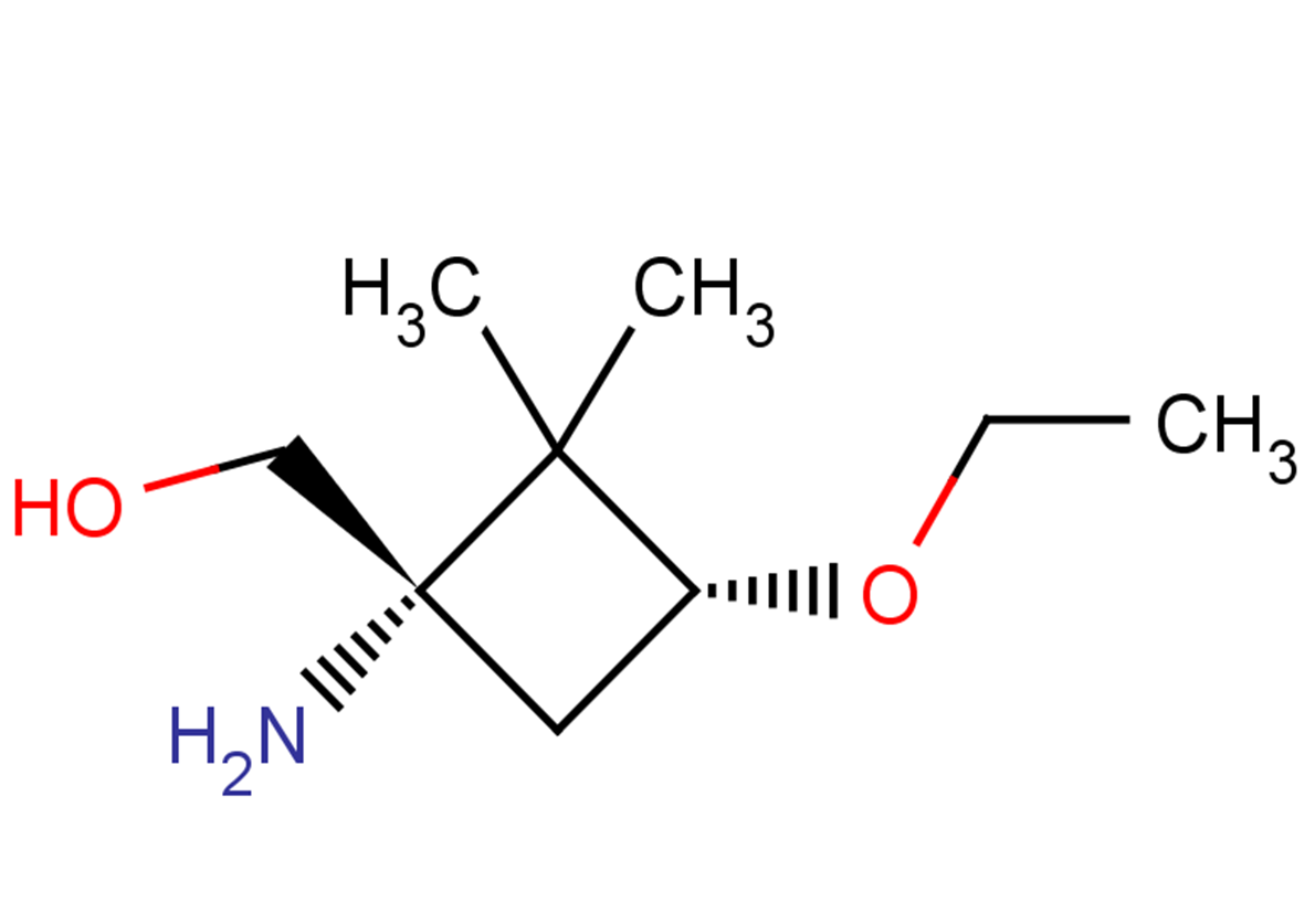 rac-[(1R,3S)-1-amino-3-ethoxy-2,2-dimethylcyclobutyl]methanol, trans