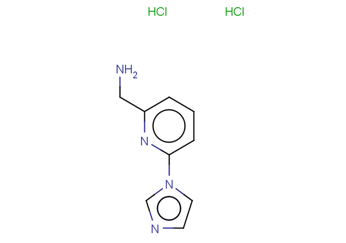 1-[6-(1H-imidazol-1-yl)pyridin-2-yl]methanamine dihydrochloride