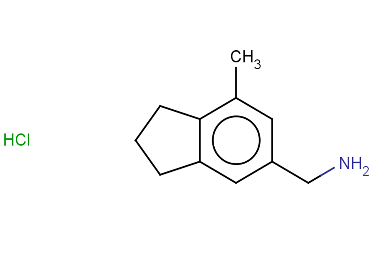 1-(7-methyl-2,3-dihydro-1H-inden-5-yl)methanamine hydrochloride