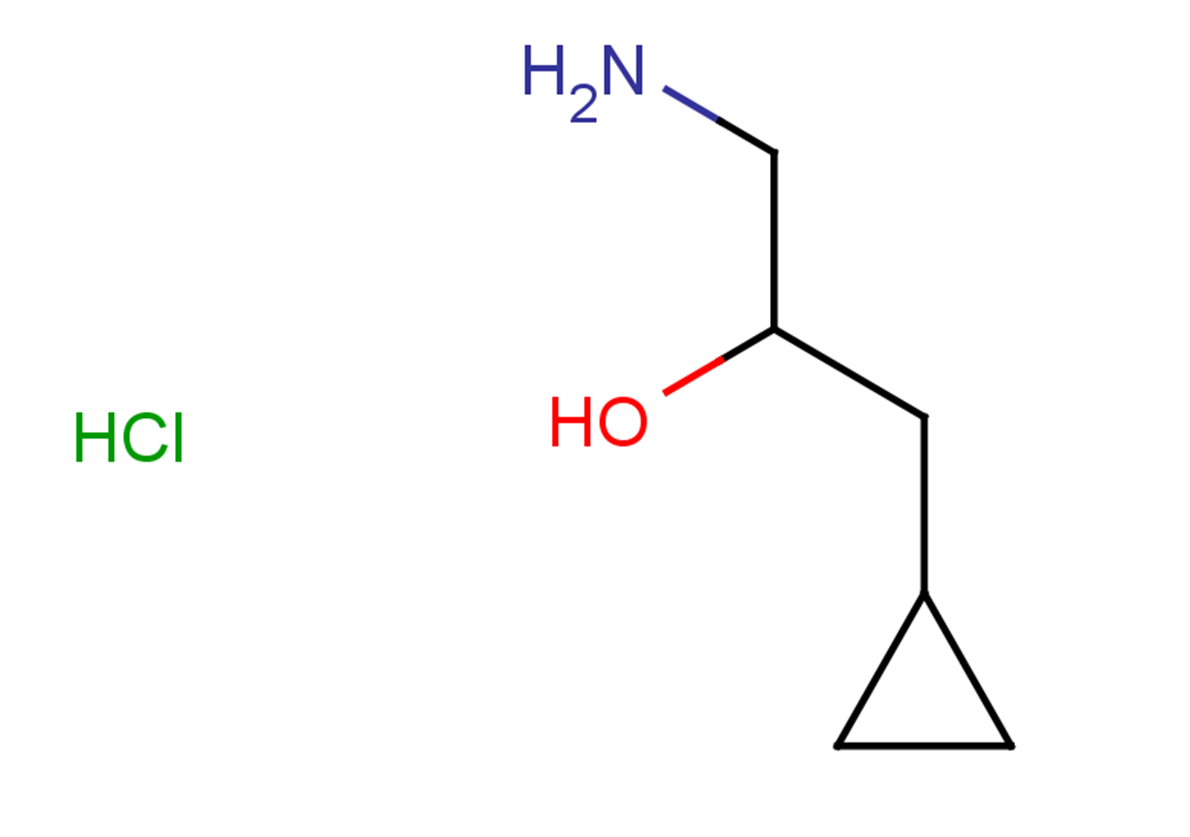1-amino-3-cyclopropylpropan-2-ol hydrochloride