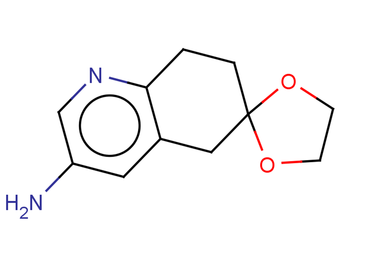 7',8'-dihydro-5'H-spiro[1,3-dioxolane-2,6'-quinolin]-3'-amine