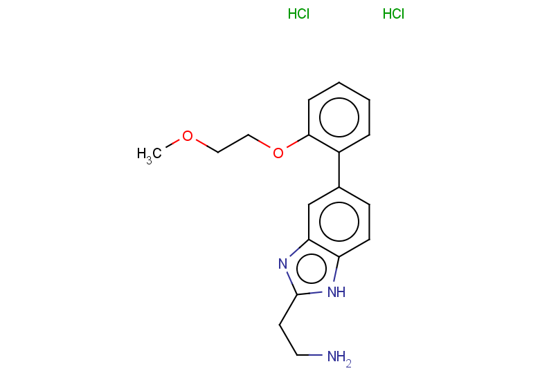 2-{5-[2-(2-methoxyethoxy)phenyl]-1H-1,3-benzodiazol-2-yl}ethan-1-amine dihydrochloride