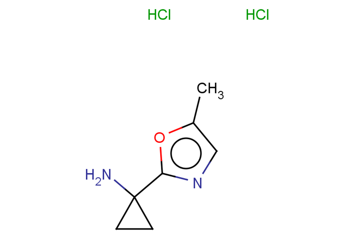 1-(5-methyl-1,3-oxazol-2-yl)cyclopropan-1-amine dihydrochloride
