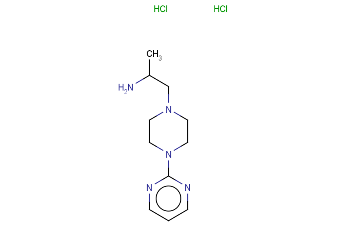 1-[4-(pyrimidin-2-yl)piperazin-1-yl]propan-2-amine dihydrochloride