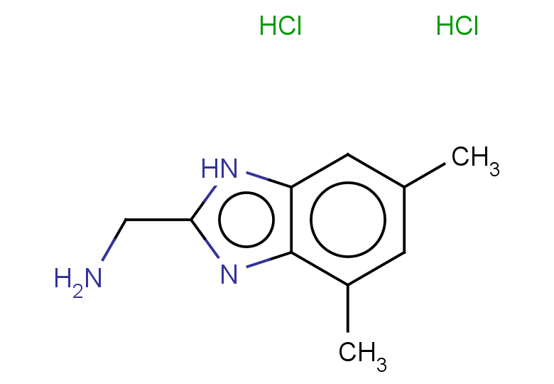 1-(4,6-dimethyl-1H-1,3-benzodiazol-2-yl)methanamine dihydrochloride