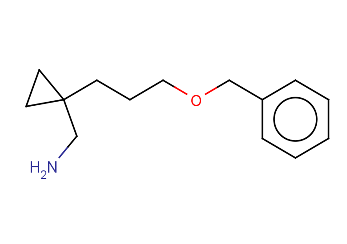 1-{1-[3-(benzyloxy)propyl]cyclopropyl}methanamine