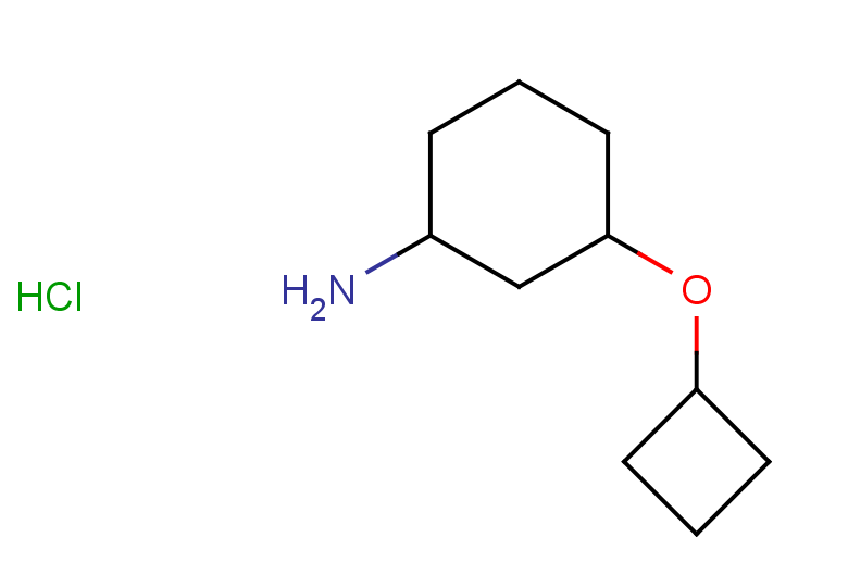 3-cyclobutoxycyclohexan-1-amine hydrochloride