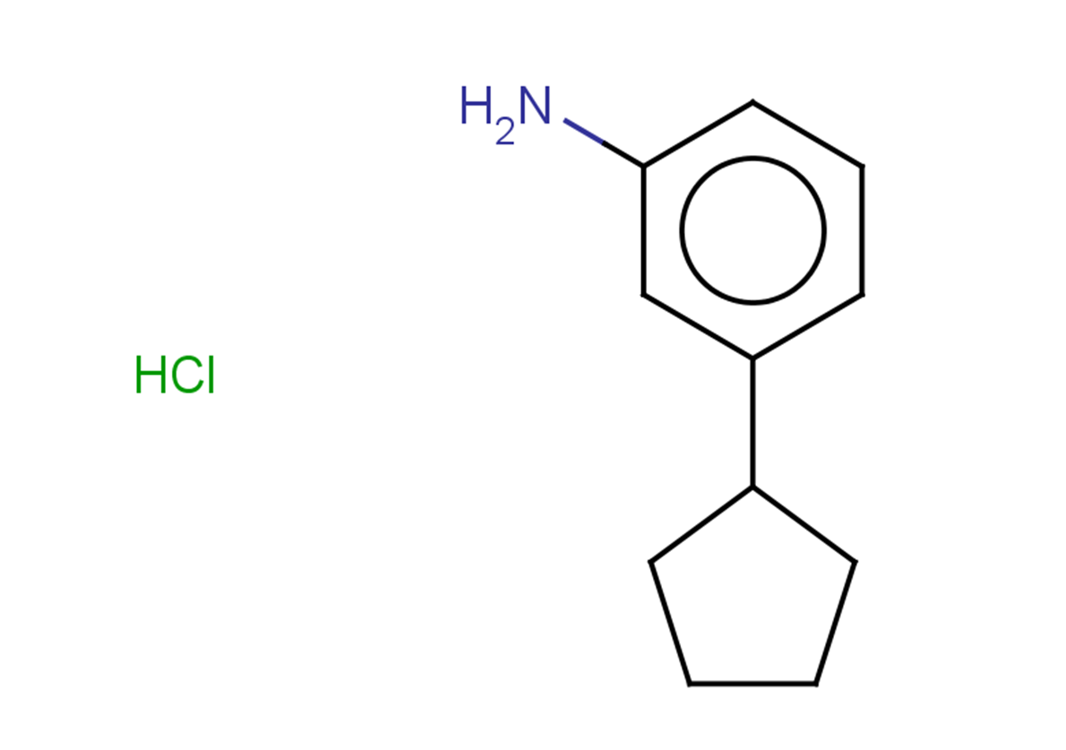 3-cyclopentylaniline hydrochloride