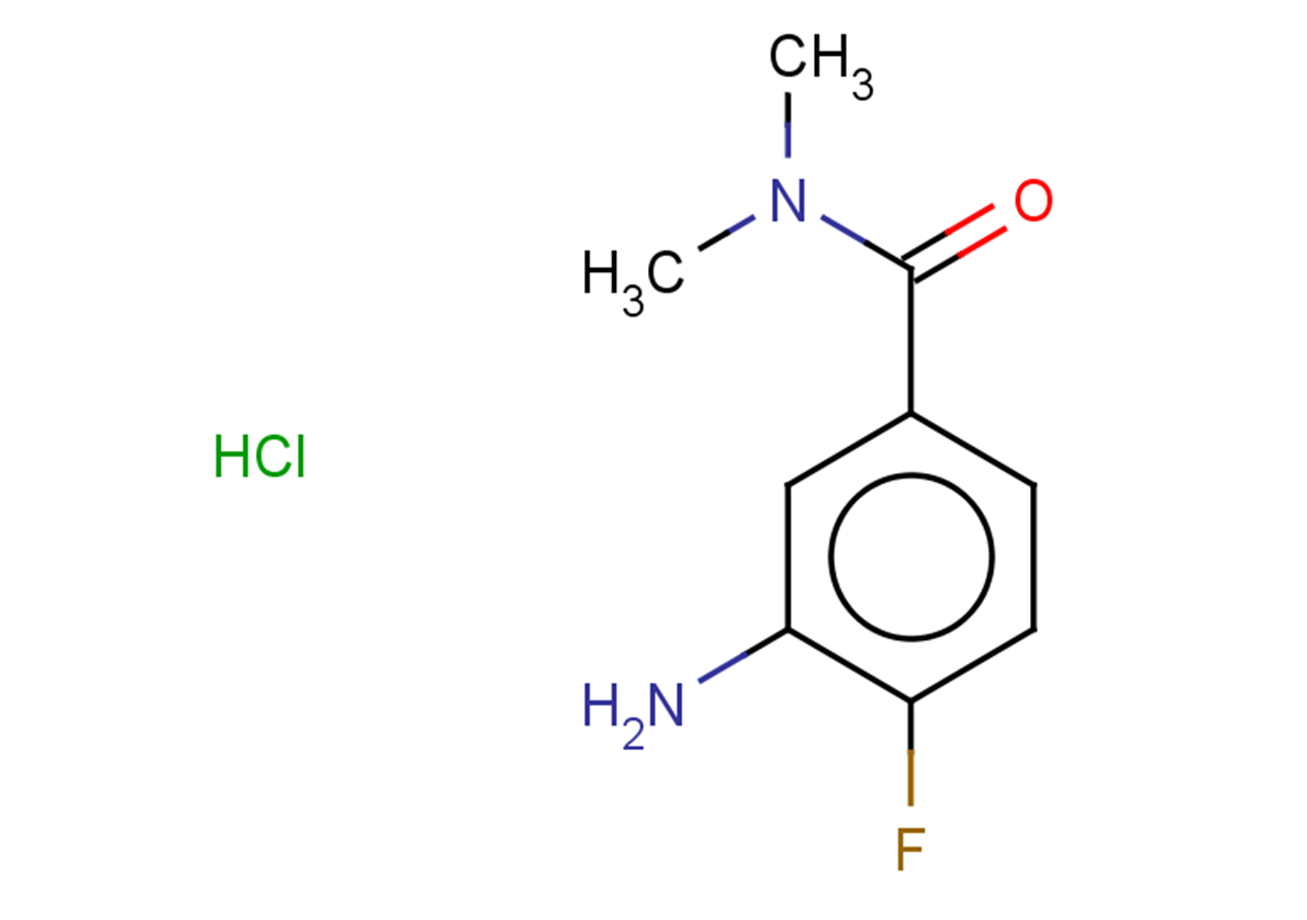 3-amino-4-fluoro-N,N-dimethylbenzamide hydrochloride