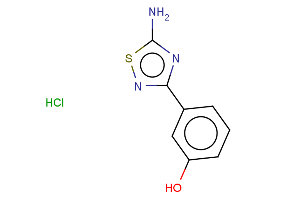3-(5-amino-1,2,4-thiadiazol-3-yl)phenol hydrochloride