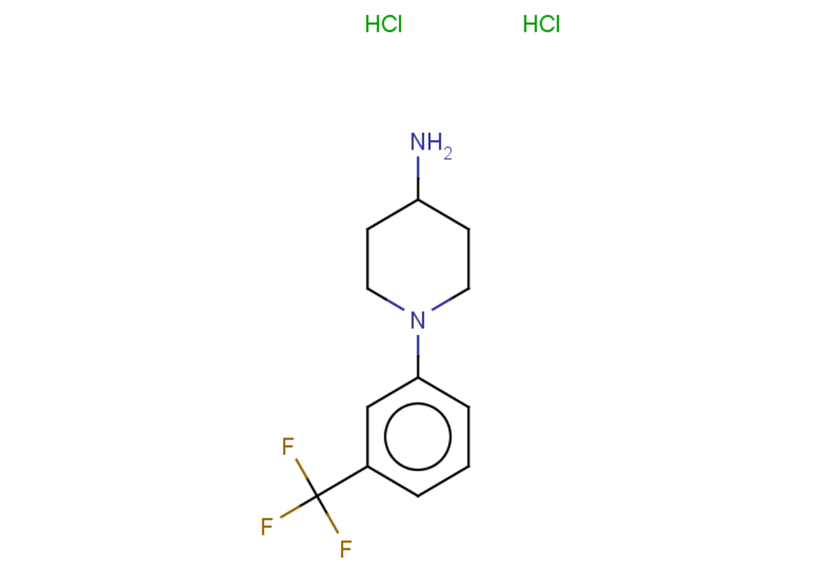 1-[3-(trifluoromethyl)phenyl]piperidin-4-amine dihydrochloride