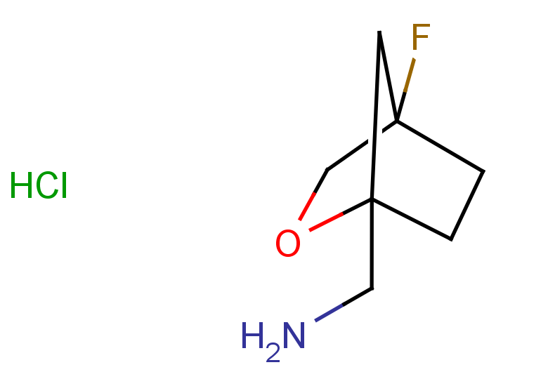 1-{4-fluoro-2-oxabicyclo[2.2.1]heptan-1-yl}methanamine hydrochloride