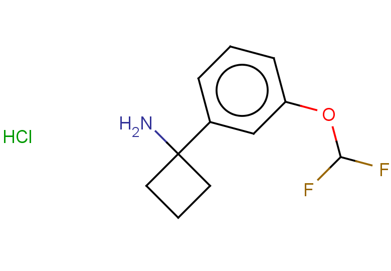 1-[3-(difluoromethoxy)phenyl]cyclobutan-1-amine hydrochloride