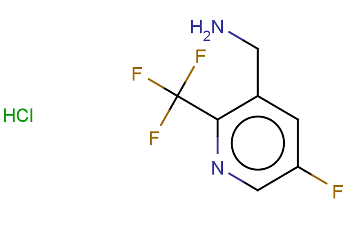 1-[5-fluoro-2-(trifluoromethyl)pyridin-3-yl]methanamine hydrochloride