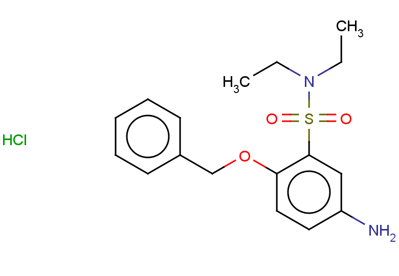 5-amino-2-(benzyloxy)-N,N-diethylbenzene-1-sulfonamide hydrochloride
