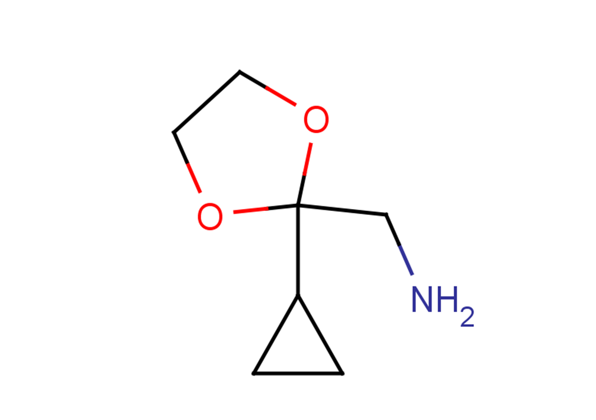 1-(2-cyclopropyl-1,3-dioxolan-2-yl)methanamine