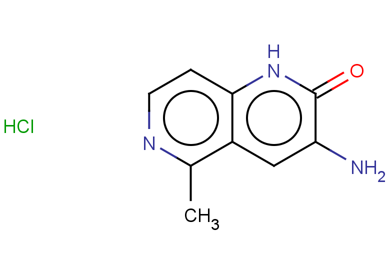 3-amino-5-methyl-1,2-dihydro-1,6-naphthyridin-2-one hydrochloride