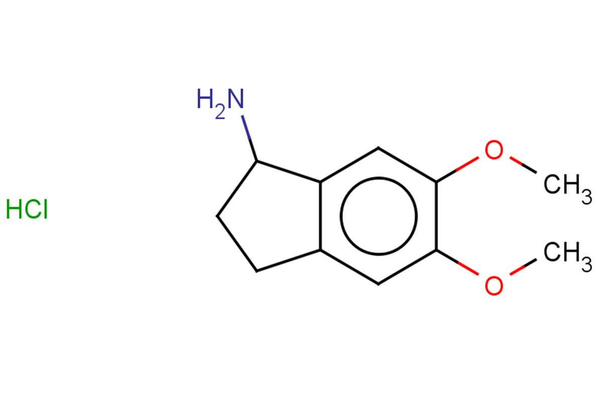5,6-dimethoxy-2,3-dihydro-1H-inden-1-amine hydrochloride