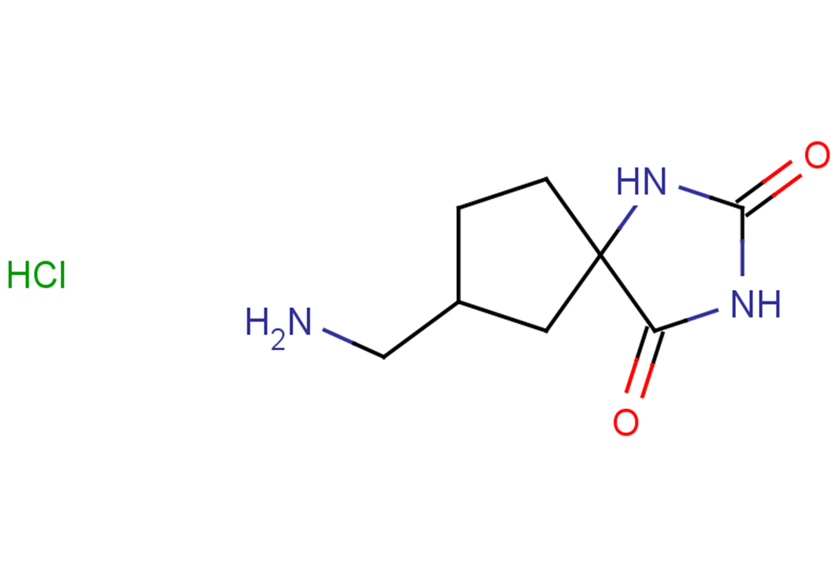 7-(aminomethyl)-1,3-diazaspiro[4.4]nonane-2,4-dione hydrochloride