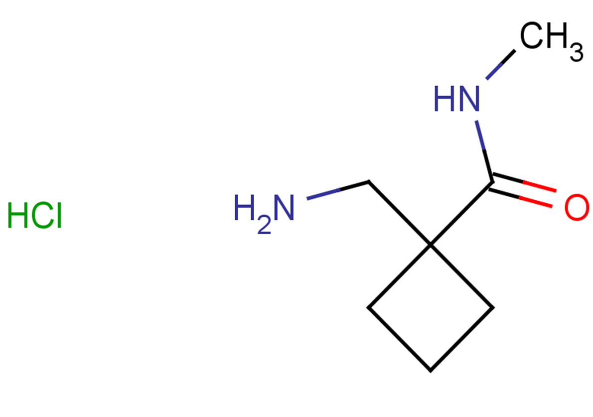 1-(aminomethyl)-N-methylcyclobutane-1-carboxamide hydrochloride