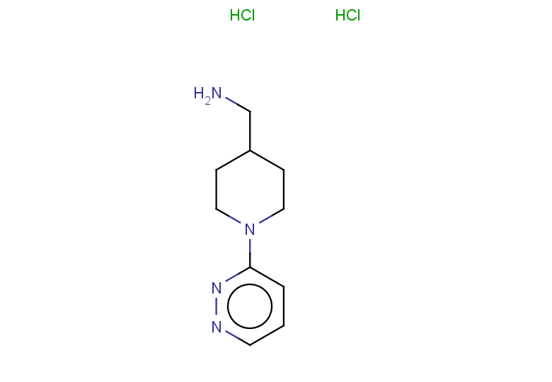 1-[1-(pyridazin-3-yl)piperidin-4-yl]methanamine dihydrochloride