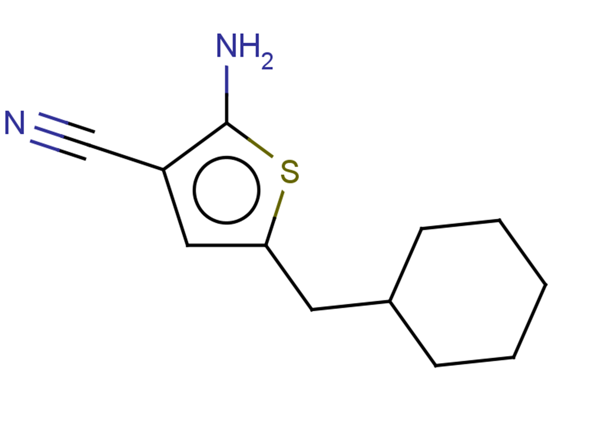 2-amino-5-(cyclohexylmethyl)thiophene-3-carbonitrile