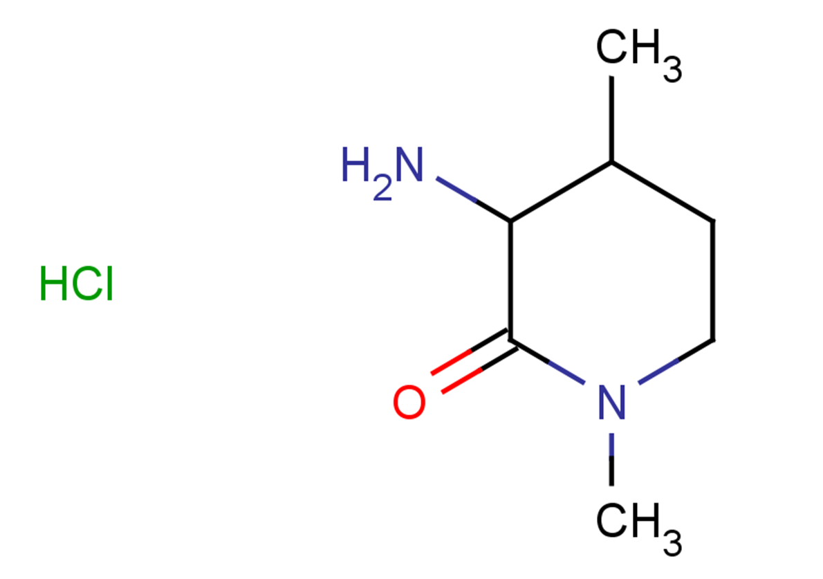 3-amino-1,4-dimethylpiperidin-2-one hydrochloride