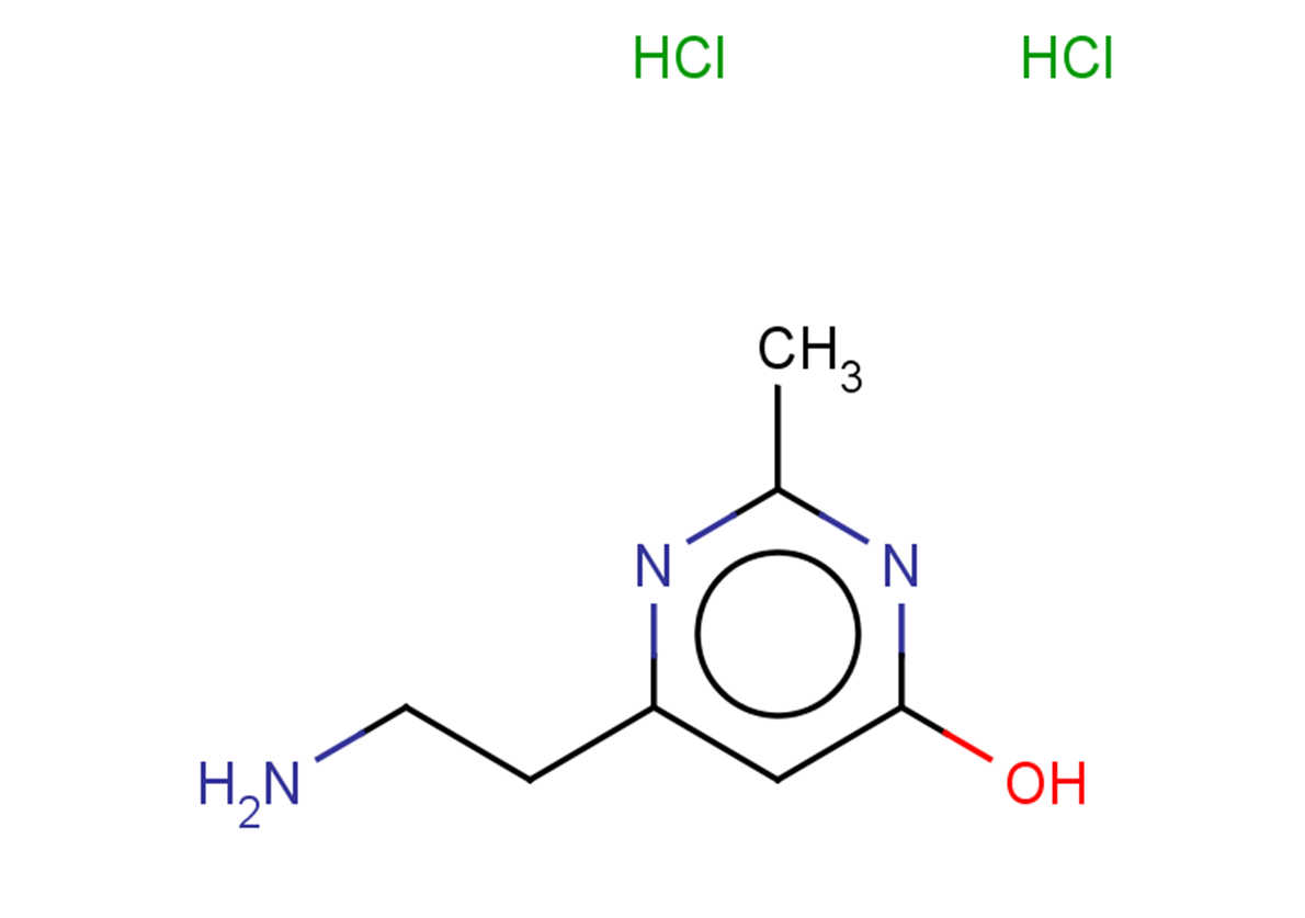 6-(2-aminoethyl)-2-methylpyrimidin-4-ol dihydrochloride