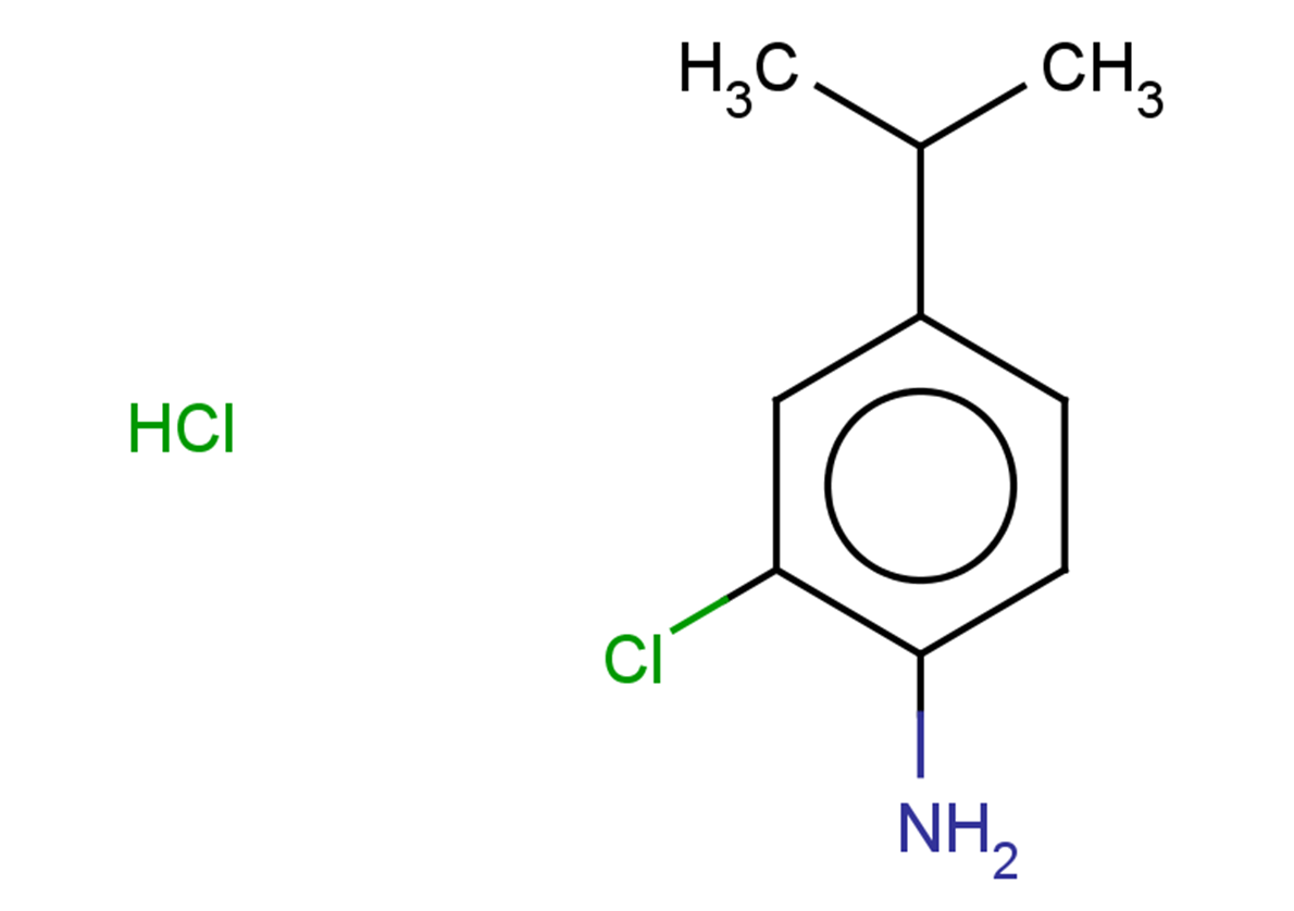 2-chloro-4-(propan-2-yl)aniline hydrochloride