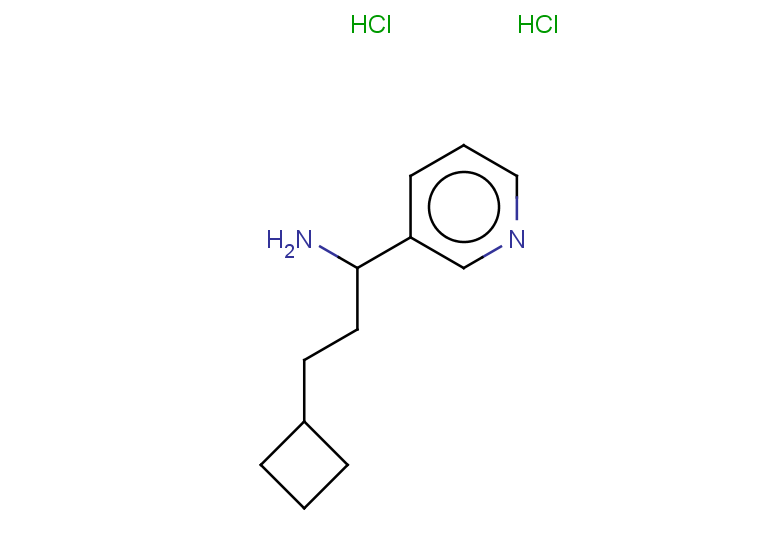 3-cyclobutyl-1-(pyridin-3-yl)propan-1-amine dihydrochloride