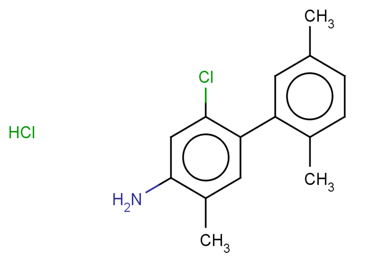 2-chloro-2',5,5'-trimethyl-[1,1'-biphenyl]-4-amine hydrochloride