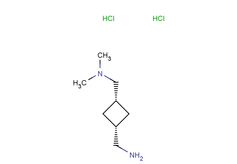 1-[(1s,3s)-3-[(dimethylamino)methyl]cyclobutyl]methanamine dihydrochloride, cis