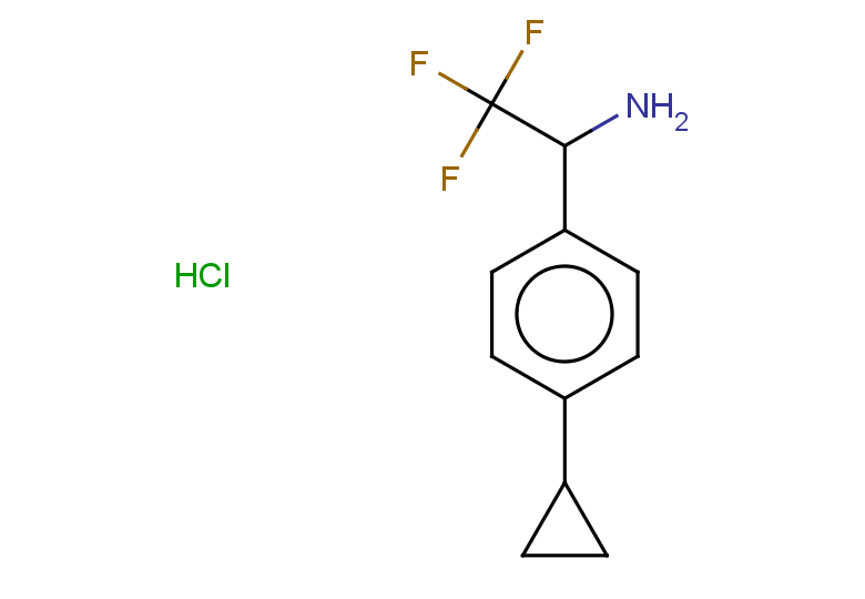 1-(4-cyclopropylphenyl)-2,2,2-trifluoroethan-1-amine hydrochloride