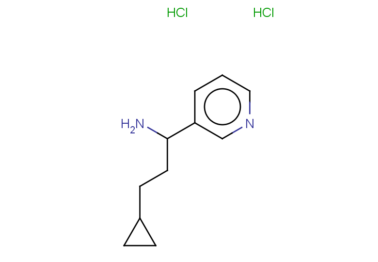3-cyclopropyl-1-(pyridin-3-yl)propan-1-amine dihydrochloride