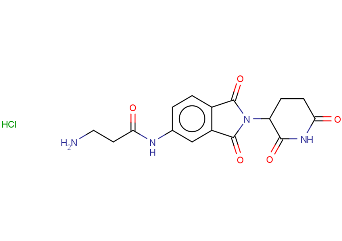 3-amino-N-[2-(2,6-dioxopiperidin-3-yl)-1,3-dioxo-2,3-dihydro-1H-isoindol-5-yl]propanamide hydrochloride