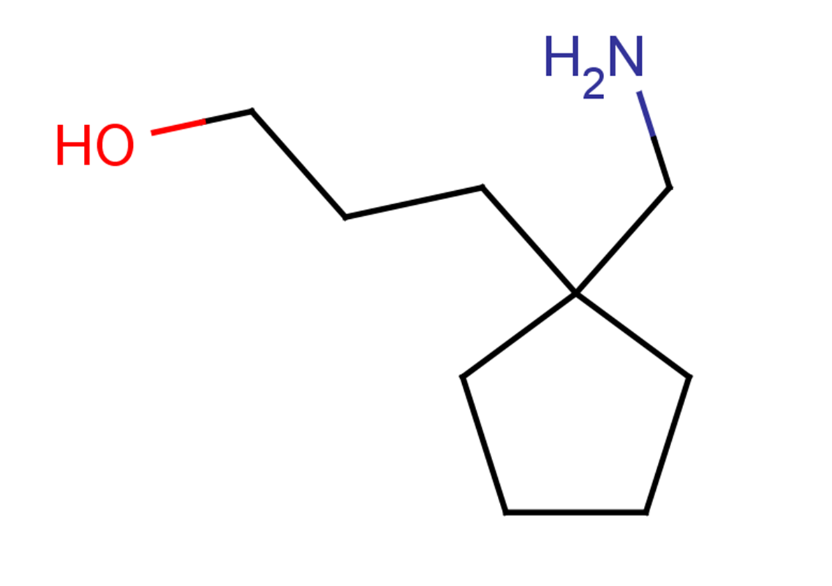 3-[1-(aminomethyl)cyclopentyl]propan-1-ol