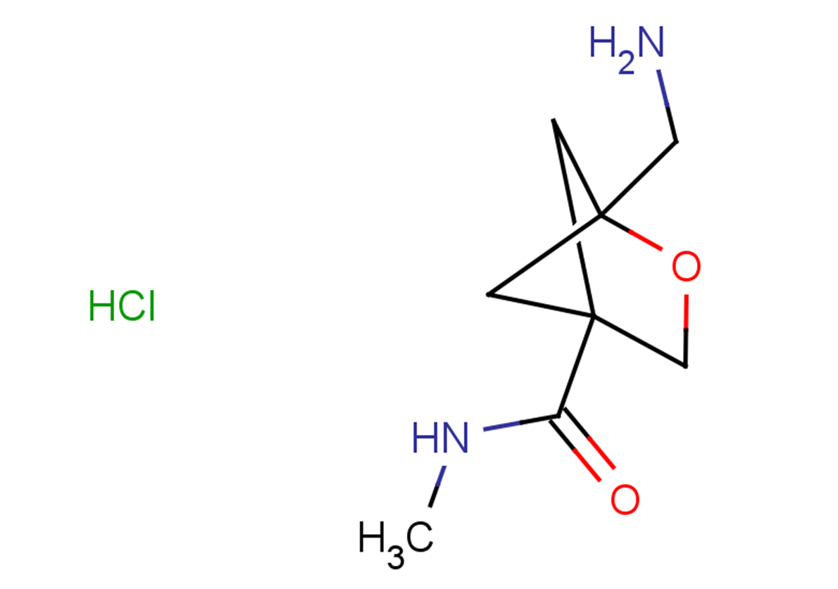 1-(aminomethyl)-N-methyl-2-oxabicyclo[2.1.1]hexane-4-carboxamide hydrochloride