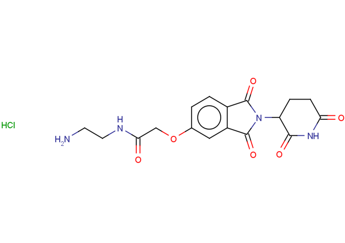 N-(2-aminoethyl)-2-{[2-(2,6-dioxopiperidin-3-yl)-1,3-dioxo-2,3-dihydro-1H-isoindol-5-yl]oxy}acetamide hydrochloride