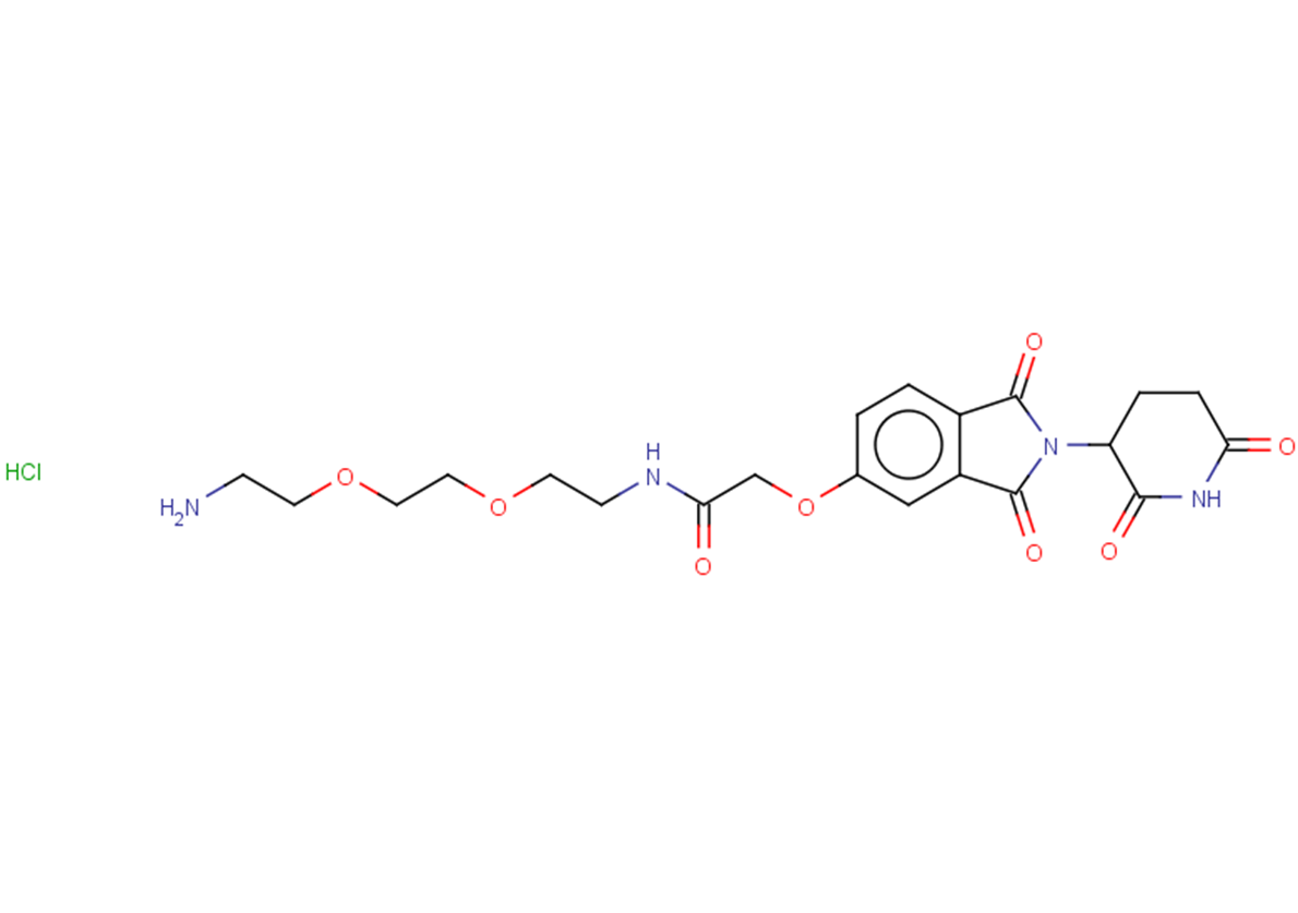 N-{2-[2-(2-aminoethoxy)ethoxy]ethyl}-2-{[2-(2,6-dioxopiperidin-3-yl)-1,3-dioxo-2,3-dihydro-1H-isoindol-5-yl]oxy}acetamide hydrochloride