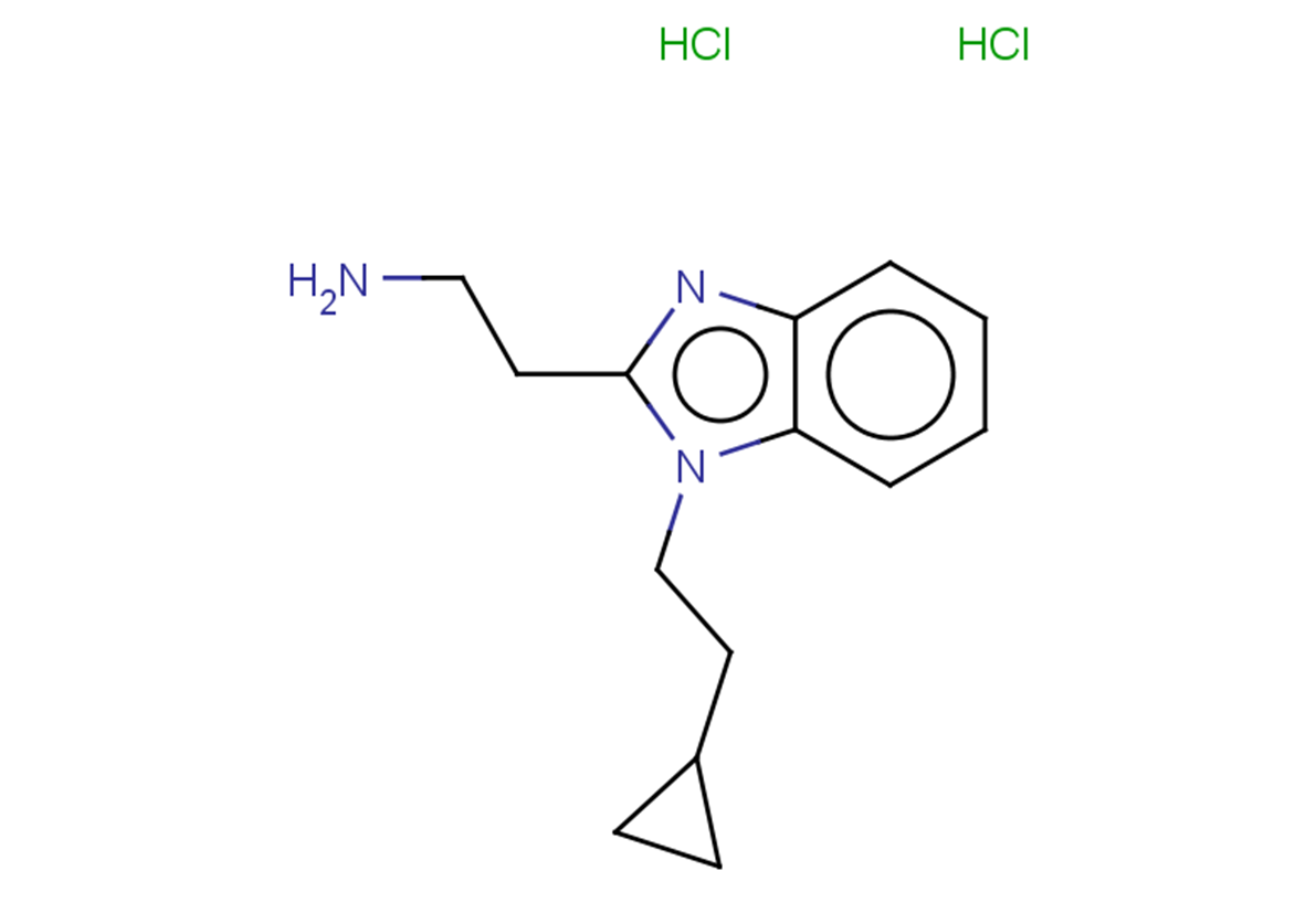 2-[1-(2-cyclopropylethyl)-1H-1,3-benzodiazol-2-yl]ethan-1-amine dihydrochloride