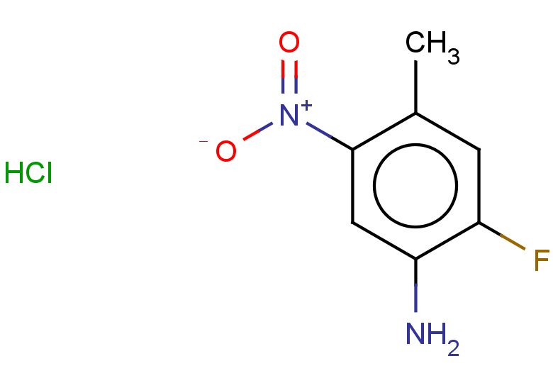 2-fluoro-4-methyl-5-nitroaniline hydrochloride