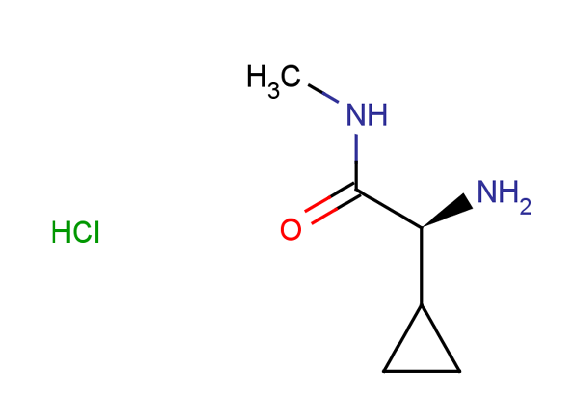 (2S)-2-amino-2-cyclopropyl-N-methylacetamide hydrochloride